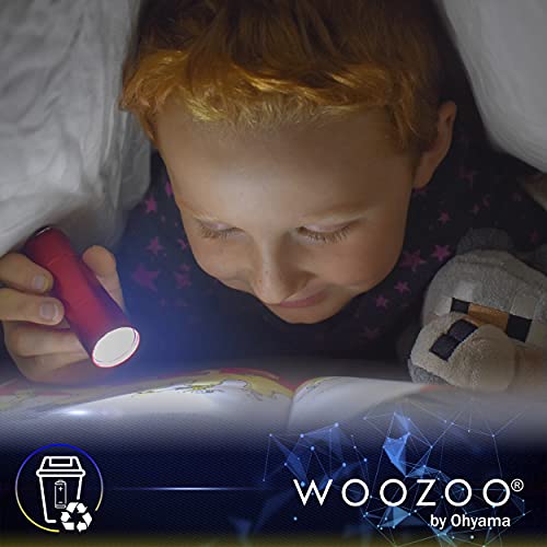 Woozoo by Ohyama, lote de 100 pilas alcalinas AAA, 1,5 V, 1250 mAh, larga vida útil de 10 años - Dry Cell Battery LR03-AAA - Amarillo