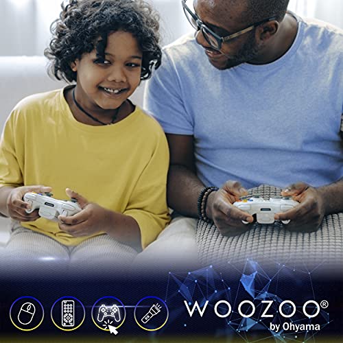 Woozoo by Ohyama, lote de 100 pilas alcalinas AAA, 1,5 V, 1250 mAh, larga vida útil de 10 años - Dry Cell Battery LR03-AAA - Amarillo