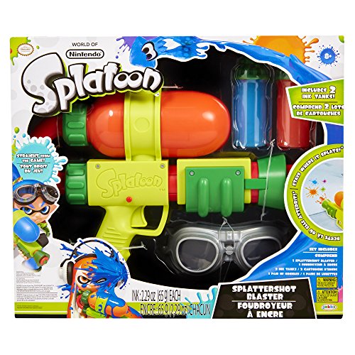 World of Nintendo Super Mario Splatoon Splatter-Pistola de Tinta (Jakks Pacific 55255)