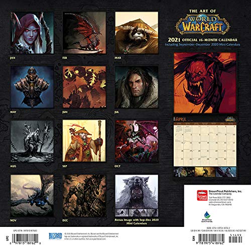 World of Warcraft 2021 Calendar