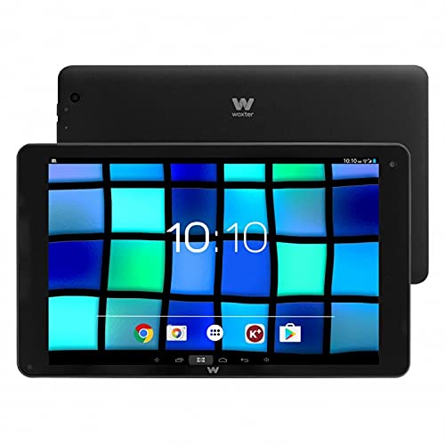 Woxter X-200 Pro - Tablet Android de 10" IPS (3 GB de RAM, Quad Core Cortex A53, 1,3 GHz a 64 bits, HD, Android, Bluetooth, Wi-FI, 64 GB+Micro-SD), Color Negro