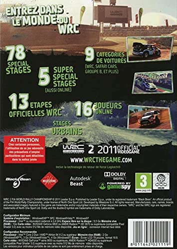 WRC 2 : FIA World Rally Championship [Importación francesa]