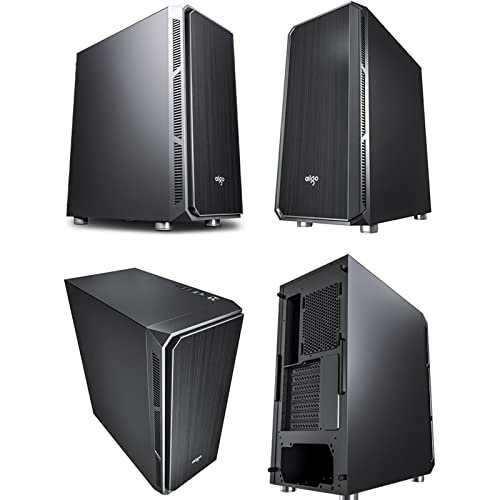 WSNBB PC Estuche De Oficina, Soporte Placa Base E-ATX/ATX/Configuración Estándar 3 Ventiladores Mate/Algodón Absorbente De Sonido De Cuatro Lados/Escape Frío 360