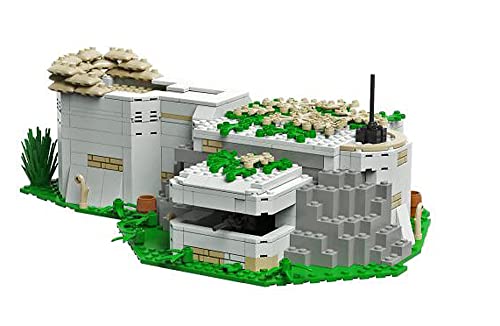 WW2 - Juego de construcción de bunker alemán (incluye minifiguras de soldados)