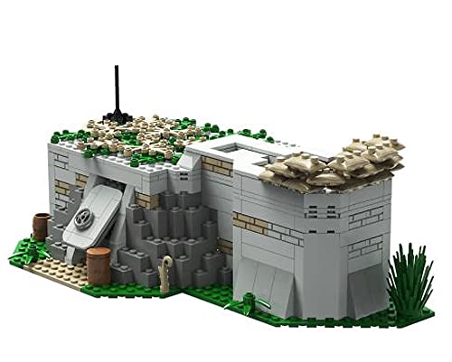 WW2 - Juego de construcción de bunker alemán (incluye minifiguras de soldados)