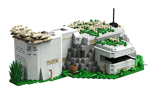 WW2 - Juego de construcción de bunker alemán (incluye minifiguras de soldados)