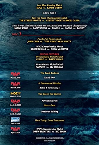 WWE: WrestleMania 36 [DVD]