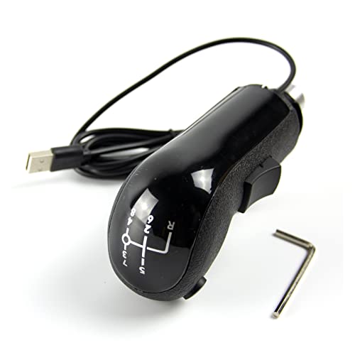 WXDL USB Knob de Cambio de Marcha for Logitech G25 G27 G29 G920 Adecuado ETS2 & ATS Juegos Euro Truck High Gear Simulator Simulator Shifter Simracing Ordenador Personal Juego