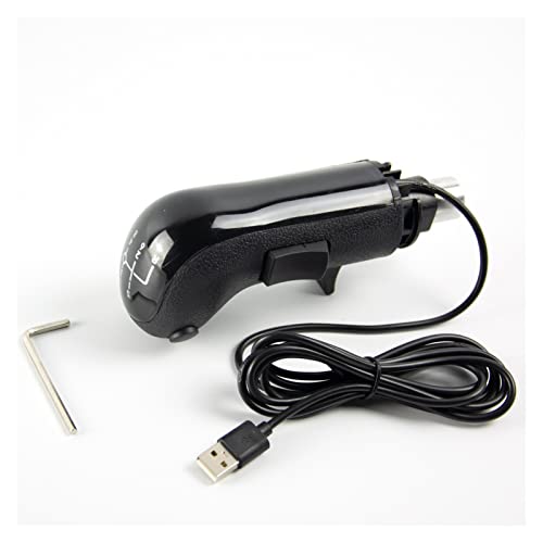 WXDL USB Knob de Cambio de Marcha for Logitech G25 G27 G29 G920 Adecuado ETS2 & ATS Juegos Euro Truck High Gear Simulator Simulator Shifter Simracing Ordenador Personal Juego