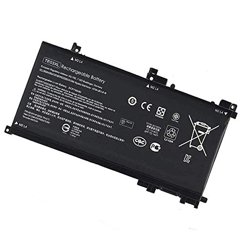 WXKJSHOP TE03XL - Batería de repuesto compatible con HP Pavilion 15 UHD Omen 15 5-BC000 15-AX000 15-BC015TX 15-ax001ns 15-ax210nr 15-ax033dx 3ICP7/65/80 HSTNN-UB7A TPN-Q173 83 49910 -850 849570-543.