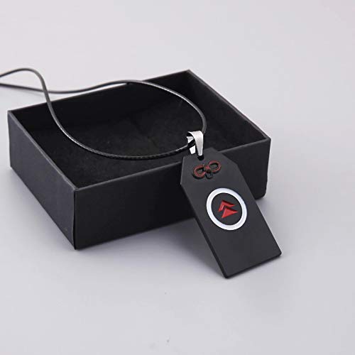WYFLL Juego Ghost Tsushima Collar Kim Sakai Takamori Colgante, Collar, Collar, Joyería De Hip Hop para Hombres Y Mujeres