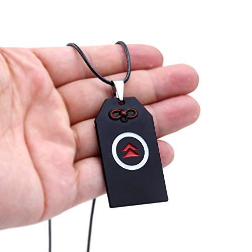 WYFLL Juego Ghost Tsushima Collar Kim Sakai Takamori Colgante, Collar, Collar, Joyería De Hip Hop para Hombres Y Mujeres