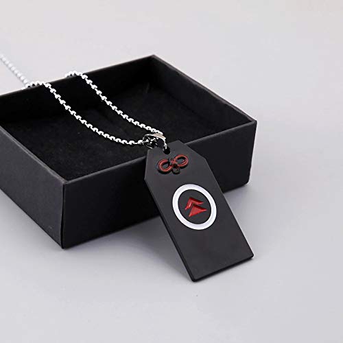 WYFLL Juego Ghost Tsushima Collar Kim Sakai Takamori Colgante, Collar, Collar, Joyería De Hip Hop para Hombres Y Mujeres