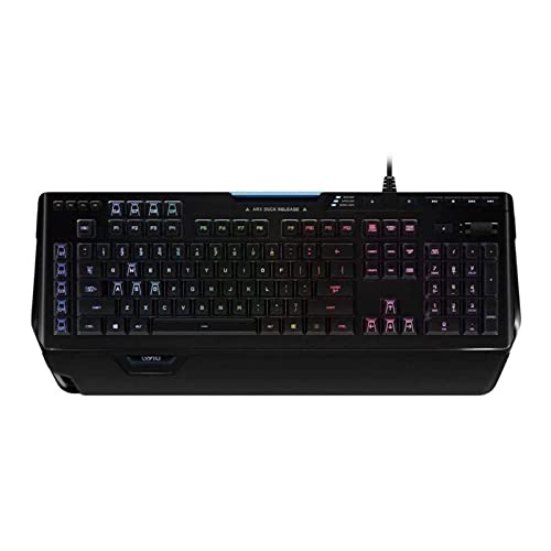 WYKDL Teclado de Juegos for Ordenador Personal Laptop Gamer, Lightlight USB Teclado Ergonómico Gaming English Keyboard(Color: Negro)