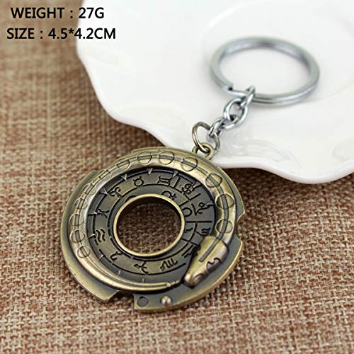 WZLDP Colgante del Bolso del Credo de Amuleto Llavero Assassins Creed Creed