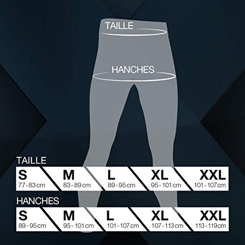 X-Bionic Energy Accumulator Origins Long Pants - Pantalón de compresión para Hombre, Hombre, EA-WP05W18M, Charcoal/Pearl Grey, XXL