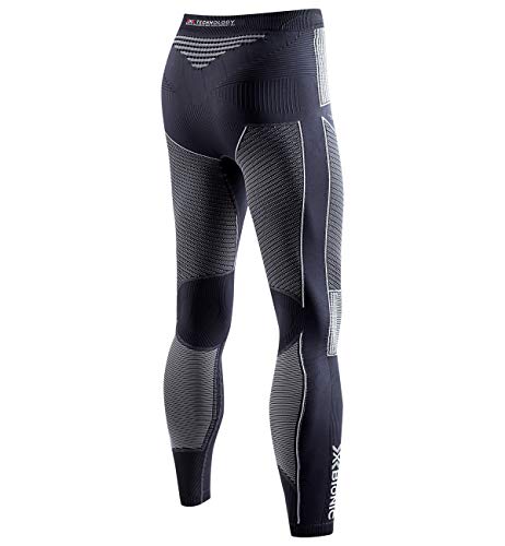 X-Bionic Energy Accumulator Origins Long Pants - Pantalón de compresión para Hombre, Hombre, EA-WP05W18M, Charcoal/Pearl Grey, XXL