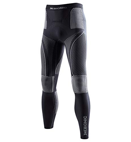 X-Bionic Energy Accumulator Origins Long Pants - Pantalón de compresión para Hombre, Hombre, EA-WP05W18M, Charcoal/Pearl Grey, XXL