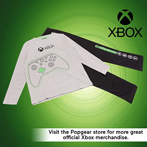 X-Box Controlador Chicos Larga Pijamas Set Negro/Gris Brezo 140 | Regalos Gamer, Niños Pijama de Dormir, Ropa para niños, Idea del Regalo de cumpleaños de los niños