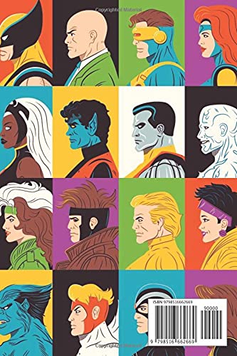 X Men Film Trivia Notebook: Notebook|Journal| Diary/ Lined - Size 6x9 Inches 100 Pages