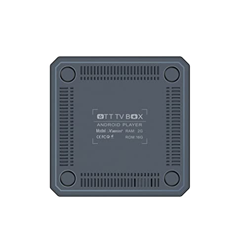 X96Mini + Smart TV Network Player Network Set-Top Box S905W4 Alta definición Android Smart TV Box Media Player Negro + Rojo Au 1 + 8G