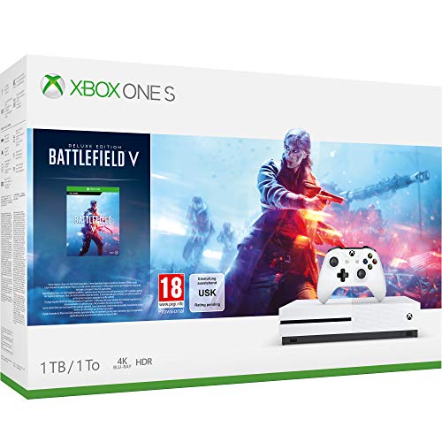 Xbox One S 1TB Battlefield V console [Importación inglesa]