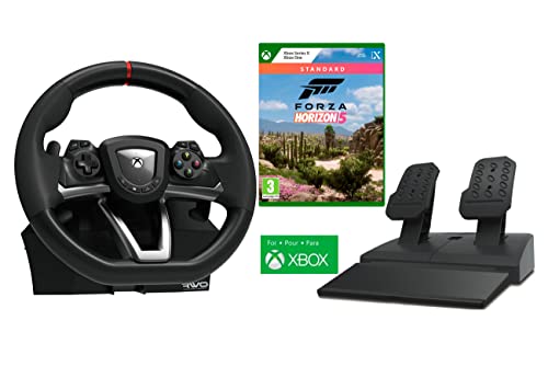 XBOX ONE Volante y Pedales Licencia Original XBOX "Racing Overdrive" + Forza Horizon 5