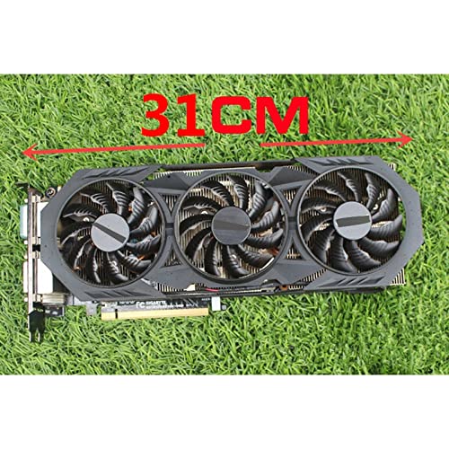 XCJ Tarjeta gráfica PerformanceFit for Tarjetas gráficas GIGABYTE GTX 970 de 4GB GDDR5 Tarjeta de Video GPU de 256 bits para Tarjetas Nvidia Geforce GTX970 4GB Map VGA Hdmi Dvi