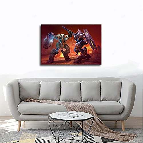 XCOM Enemy Within - Póster de lona para decoración de la sala de estar, dormitorio, 40 x 60 cm