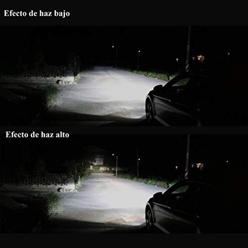 XELORD D2S Xenon Bombillas 6000K Luz Blanca 35W HID Faros de Coche,12V Para Automotores Lámpara Reemplazar (Paquete de 2)