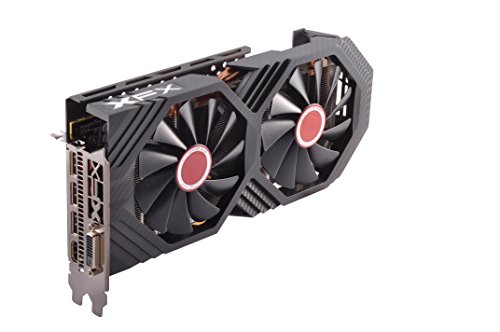 XFX AMD Radeon RX RX-580P8DBD6 8GB Black Edition - Tarjeta gráfica Radeon Express,256BIT,DVI+HDMI+3DP,GTS