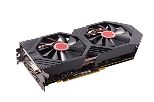 XFX AMD Radeon RX RX-580P8DBD6 8GB Black Edition - Tarjeta gráfica Radeon Express,256BIT,DVI+HDMI+3DP,GTS