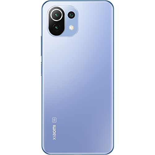 Xiaomi 11 Lite 5G NE - Smartphone con Pantalla de 6,55” DotDisplay AMOLED FHD+ de 90 Hz, 6+128GB, Qualcomm Snapdragon 778G, Triple cámara de 64MP+8MP+5MP, Bat 4250mAh, Azul Chicle (Versión ES/PT)