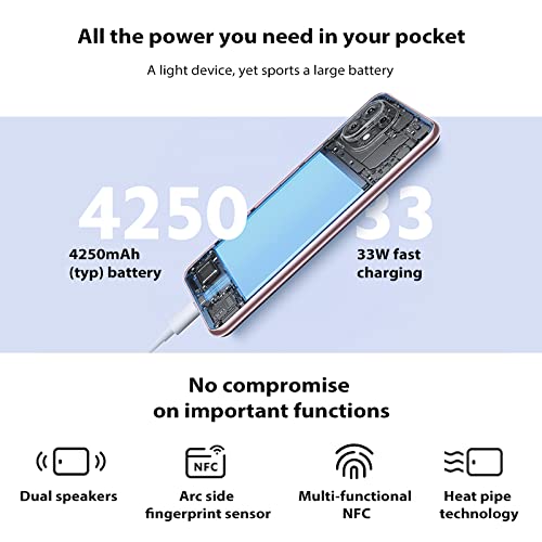 Xiaomi 11 Lite 5G NE Smartphone,8+128G Telefono,6.55” FHD+AMOLED DotDisplay Pantalla,Qualcomm® Snapdragon™ 778G,Versión Global(Rosa)