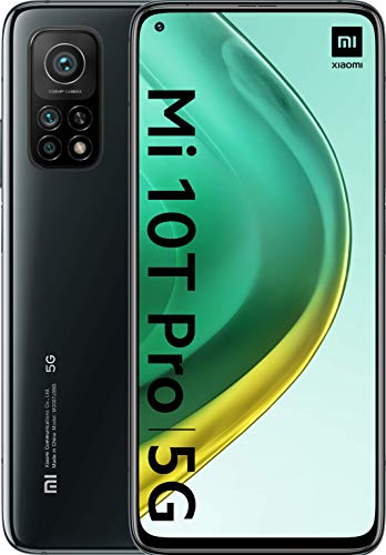 Xiaomi Mi 10T Pro (Pantalla 6.67" Fhd+ Dotdisplay, 8Gb+128Gb, Cámara de 108Mp, Snapdragon 865 5G, 5.000Mah Comcarga 33W) Negro