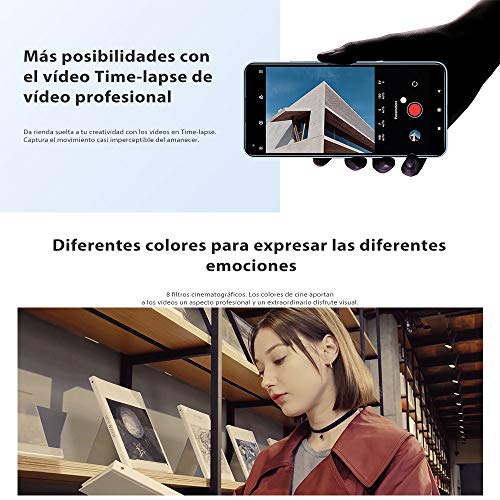 Xiaomi Mi 11 Lite Smartphone,6GB 128GB Teléfono Móvil,Procesador Qualcomm Snapdragon™ 732G,DotDisplay AMOLED de 6,55",One-Click IA Cinema,Versión Global(Azul)