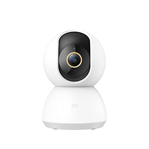 Xiaomi Mi 360° Home Security Camera 2K, Cámara de Vigilancia, Detección Humana Inteligente AI, Visión Nocturna, Resolución 2K, Detección Humana con IA -Lente 6P -Abertura F1.4, Color Blanco