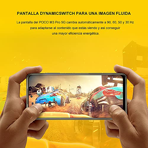 Xiaomi Poco M3 Pro 5G Smartphone,6GB 128GB Teléfono Móvil,DotDisplay FHD+ de 6,5”,MediaTek Dimensity 700,Cámara Triple, Versión Global(Negro)