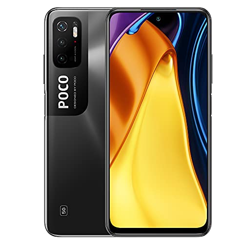 Xiaomi Poco M3 Pro 5G Smartphone,6GB 128GB Teléfono Móvil,DotDisplay FHD+ de 6,5”,MediaTek Dimensity 700,Cámara Triple, Versión Global(Negro)