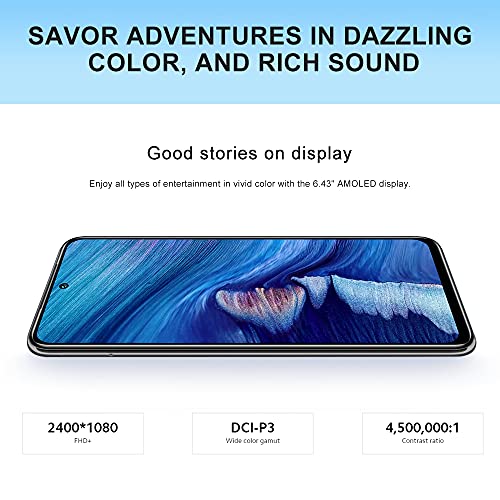 Xiaomi Redmi Note 10S Smartphone 6GB 128GB Teléfono,con NFC,MediaTek Helio G95 Procesador,6.43" AMOLED DotDisplay,(64MP+8MP+2MP+2MP) Quad Camera,Dual SIM Card,AI Face Unlock Versión Global(Gris)