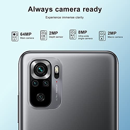 Xiaomi Redmi Note 10S Smartphone,6GB 128GB Teléfono Móvil,6.43" AMOLED Dot Display,MediaTek Helio G95 Procesador,Cámara Cuádruple Versión Global(Gris)
