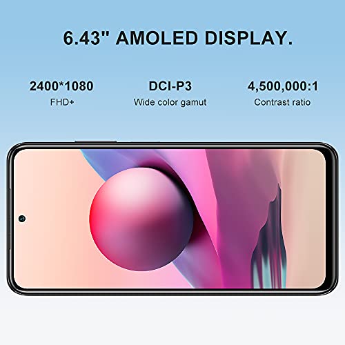 Xiaomi Redmi Note 10S Smartphone,6GB 128GB Teléfono Móvil,6.43" AMOLED Dot Display,MediaTek Helio G95 Procesador,Cámara Cuádruple Versión Global(Gris)