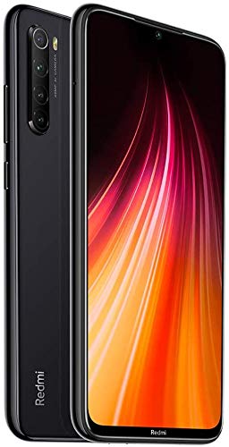 Xiaomi Redmi Note 8 Smartphone,4GB 64GB Mobilephone,Pantalla Completa de 6.3 ”,Procesador Snapdragon 665 Octa Core,Quad Cámara(48MP + 8MP + 2MP + 2MP) Versión Global(Negro)