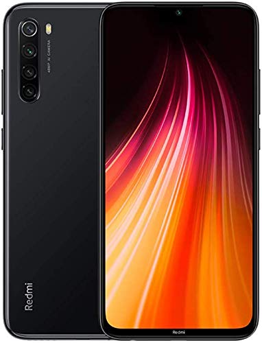 Xiaomi Redmi Note 8 Smartphone,4GB 64GB Mobilephone,Pantalla Completa de 6.3 ”,Procesador Snapdragon 665 Octa Core,Quad Cámara(48MP + 8MP + 2MP + 2MP) Versión Global(Negro)