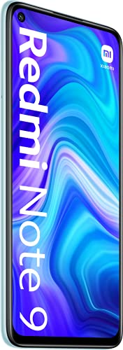 Xiaomi Redmi Note 9 - Smartphone 3GB+64GB, NFC, Pantalla FHD+ de 6.53" DotDisplay (Cámara cuádruple de 48MP con IA, MediaTek Helio G85, Batería 5020mAh), Blanco, Versión Oficial