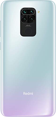 Xiaomi Redmi Note 9 - Smartphone 3GB+64GB, NFC, Pantalla FHD+ de 6.53" DotDisplay (Cámara cuádruple de 48MP con IA, MediaTek Helio G85, Batería 5020mAh), Blanco, Versión Oficial