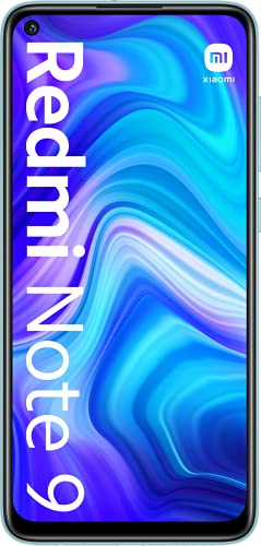 Xiaomi Redmi Note 9 - Smartphone 3GB+64GB, NFC, Pantalla FHD+ de 6.53" DotDisplay (Cámara cuádruple de 48MP con IA, MediaTek Helio G85, Batería 5020mAh), Blanco, Versión Oficial