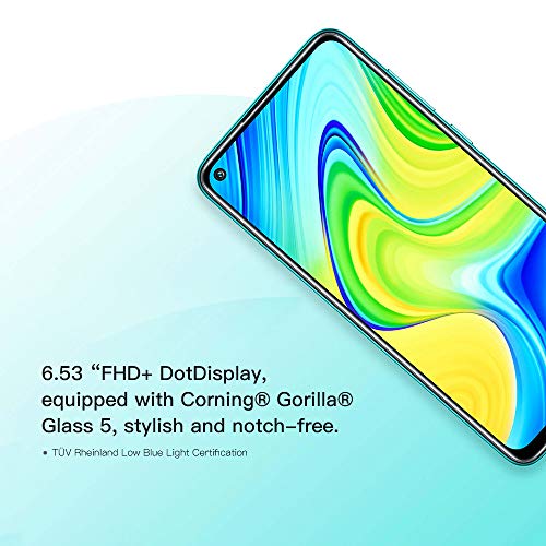 Xiaomi Redmi Note 9 Smartphone 4GB 128GB 48MP Cámara Cuádruple MTK Helio G85 Octa Core 6.53" FHD Verde (Forest Green)