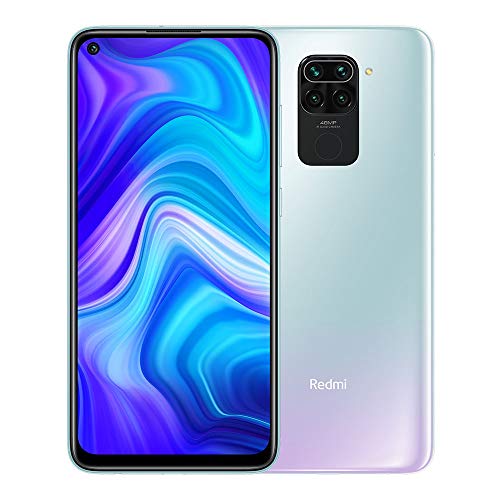 Xiaomi Redmi Note 9 - Smartphone de 6.53” FHD (DotDisplay, 3 GB RAM, 64 GB ROM, cámara Quad 48 MP, Hotshot 3.5 mm, Headphone Jack, batería de 5020 mAh) Polar White