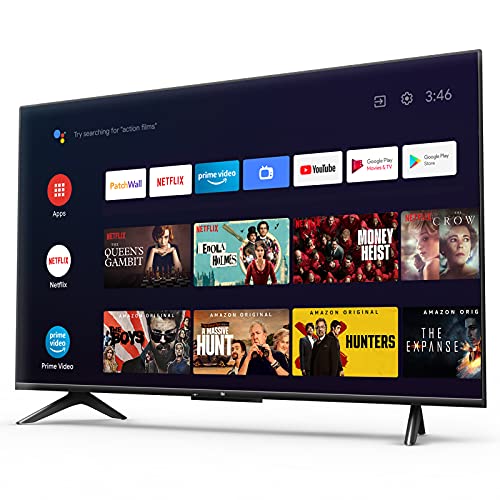 Xiaomi Smart TV P1 55 Pulgadas (Frameless, UHD, Triple Tuner, Android 10.0, Prime Video,Netflix,google assistant, Compatible con Alexa, bluetooth, 3 HDMI, 2 USB) [Model 2021]